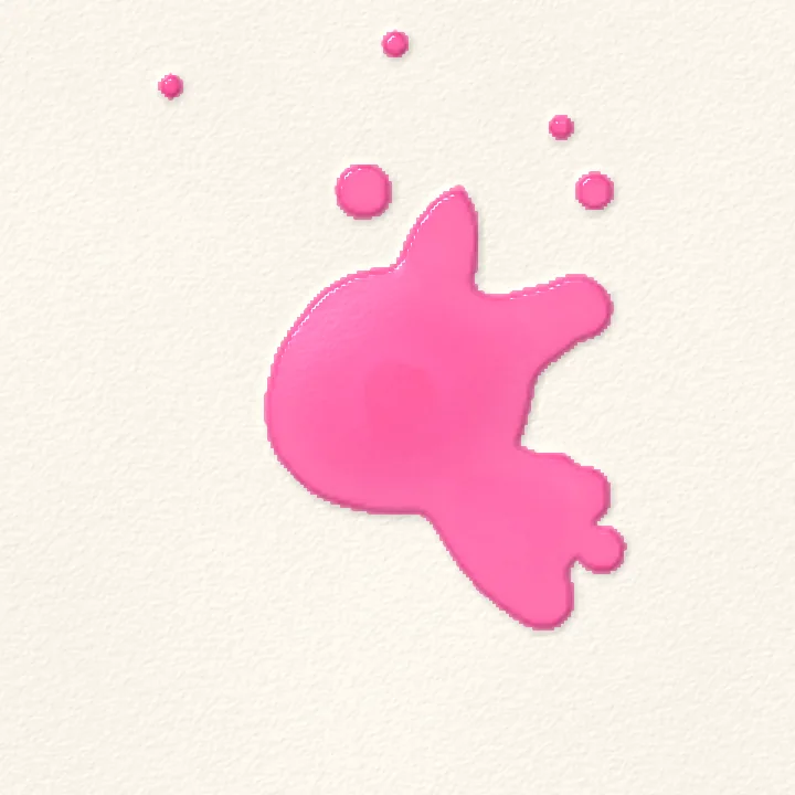 A splat: Round